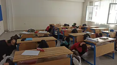 Hakkari'de okullarda tatbikat