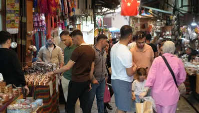 Bayram bereketi, 9 gündür yoğunluk var. Kente akın ettiler