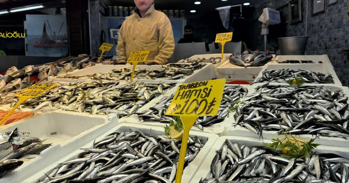 Kilosu 100 lira. İki balık tezgahın gözdesi