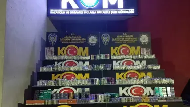 Kaçak yüzlerce elektronik sigarayla yakalandı