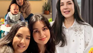 İpek Açar'dan kızı Aslı Gönül ve oğlu Ömer ile yeni kare