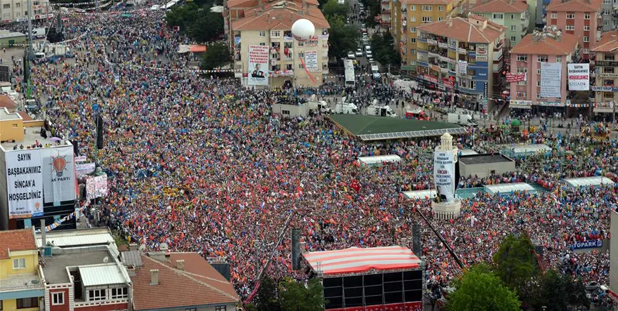 AK Parti Sincan mitingi 10