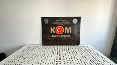 Hatay'da bin 30 adet sikke ele geçirildi