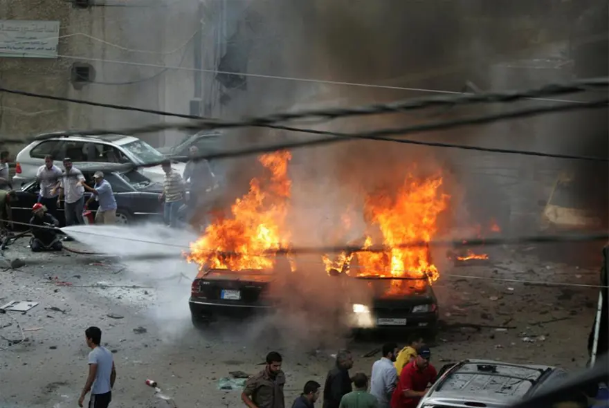 Hizbullah'ın kalesine bombalı saldırı Hizbullah'ın kalesine bombalı saldırı