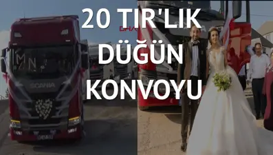 TIR’lardan oluşan düğün konvoyuna 8 bin TL ceza