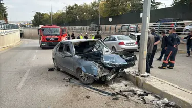 Elazığ'da üç araç birbirine girdi: Biri ağır beş yaralı var