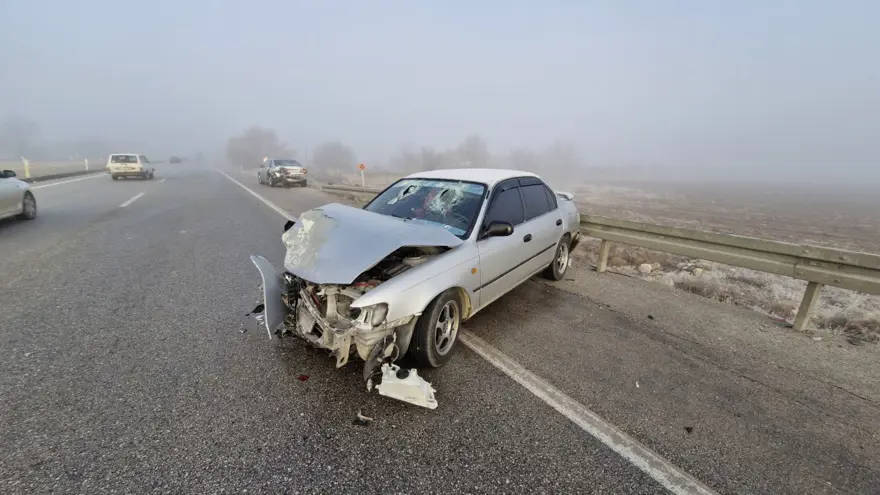 Karaman'da 13 araç birbirine girdi: 1'i ağır 7 yaralı 13