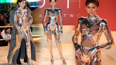 Robot gibi geldi! Zendaya'nın kırmızı halı görünümü viral oldu