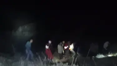Dağlık alanda mahsur kalan 4 kişi kurtarıldı
