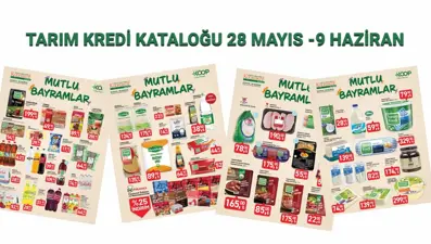 Tarım Kredi KOOP marketleri 28 Mayıs-9 Haziran indirimli ürünler listesi 2025: Bayram’a özel indirimler reyonlarda