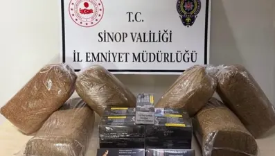 Sinop’ta 30 kilo tütün ele geçirildi