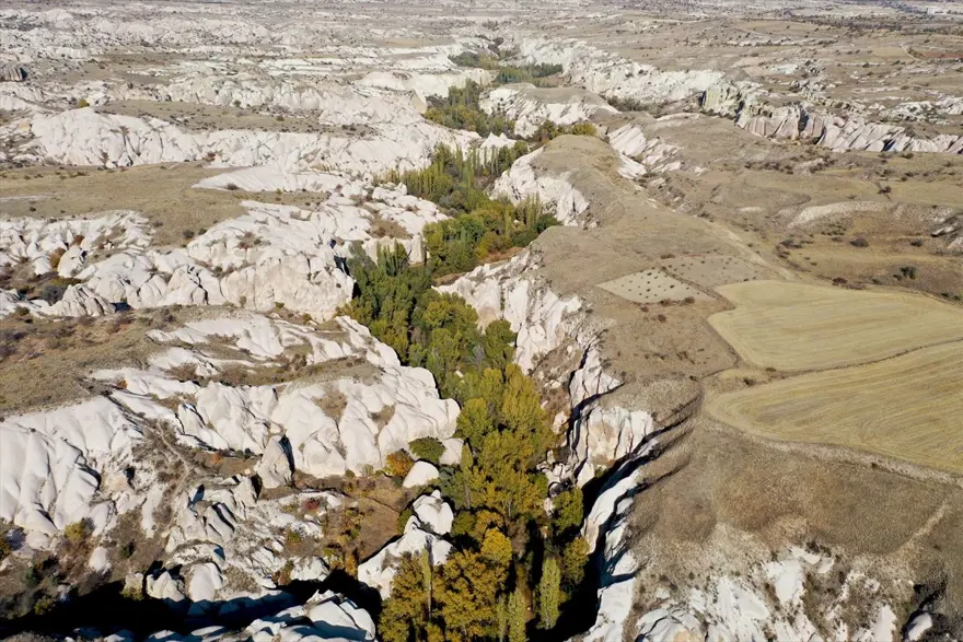 Kapadokya'nın gözbebeği Gomeda Vadisi doğa tutkunlarını ağırlıyor 