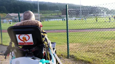 ALS hastasının 'Fenerbahçe aşkı' engel tanımadı