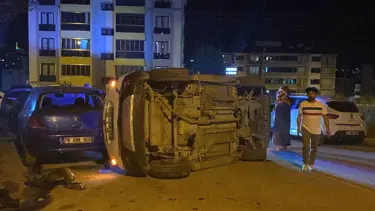 Karabük'te kavşakta kaza: Üç yaralı