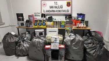 Van’da gümrük kaçağı malzeme ele geçirildi
