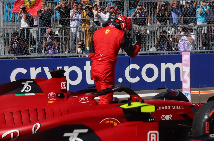 F1 Miami Grand Prix'sinde "pole" pozisyonu Leclerc'in 1