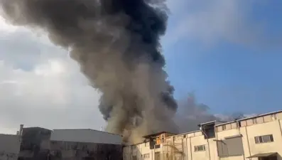 Bağcılar'daki tekstil atölyesinde yangın