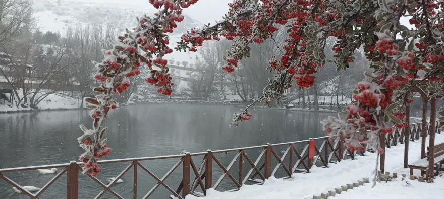 Anadolu’nun nazar boncuğu: Sivas’ta donmayan tek göl 1