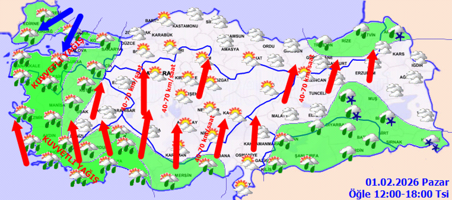 ÇOK KUVVETLİ YAĞIŞ UYARISI 5