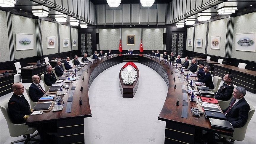 MGK toplantısı sona erdi: "Bölücü terör örgütünün feshi ve tasfiye süreci yakından takip ediliyor"