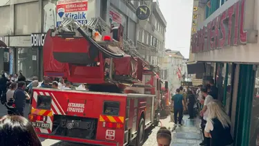 İstanbul'da otel yangını