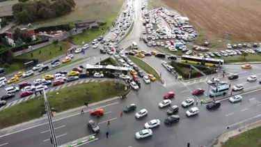 İstanbul trafiğinde Formula 1 yoğunluğu