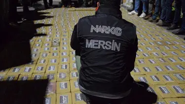 Mersin Limanı'nda 587 kilogram esrar yakalandı