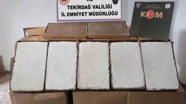 Tekirdağ'da binlerce makaron ele geçirildi