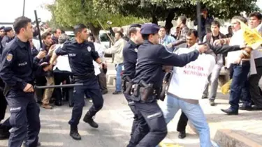 Polisin Tekel işçilerine gücü orantısız