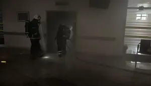 Edirne'de hastanede yangın: Hastalar tahliye edildi