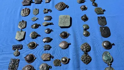 Smyrna Antik Kenti'nde İzmir'in tekstil kenti olduğunu gösteren objeler bulundu