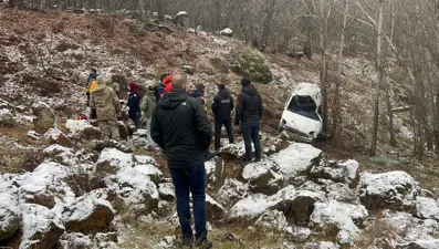 Tunceli’de uçuruma devrilen araçta 1 ölü, 1 ağır yaralı