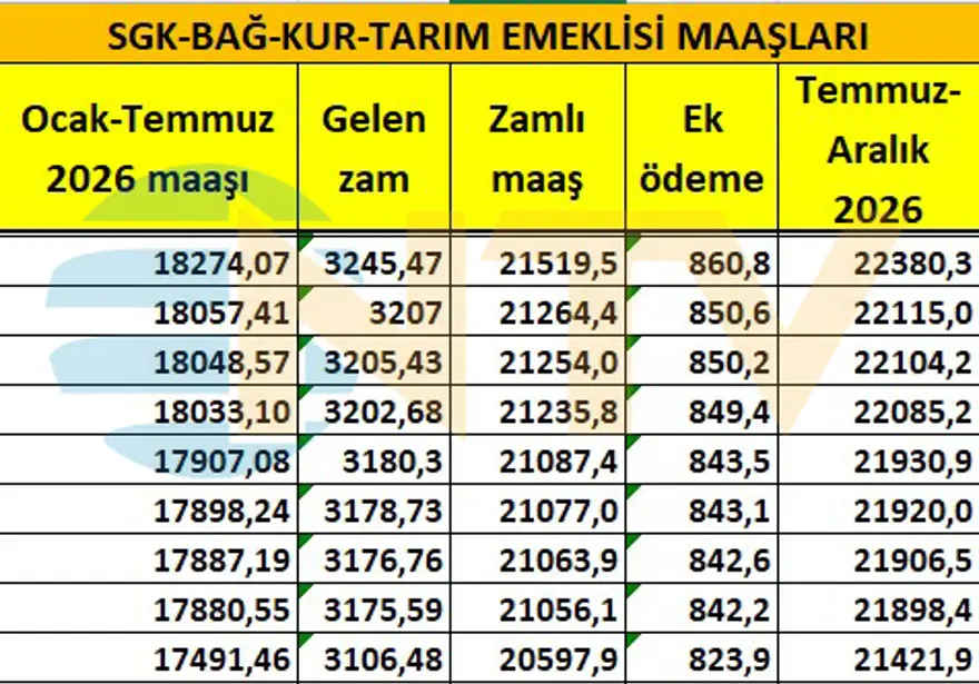 Emekliye ek ödeme. Ne kadar alacaksınız? 13