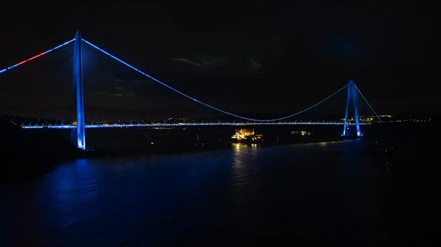 Dev petrol platformu İstanbul Boğazı geçişini tamamladı 20 Dev petrol platformu İstanbul Boğazı geçişini tamamladı 20