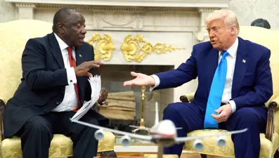 Beyaz Saray'da ikinci Zelenski vakası: Trump, Güney Afrika lideri ile tartıştı