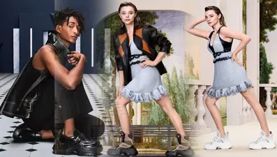 Will Smith'in oğlu Jaden Smith ve oyuncu Chloe Moretz model oldu