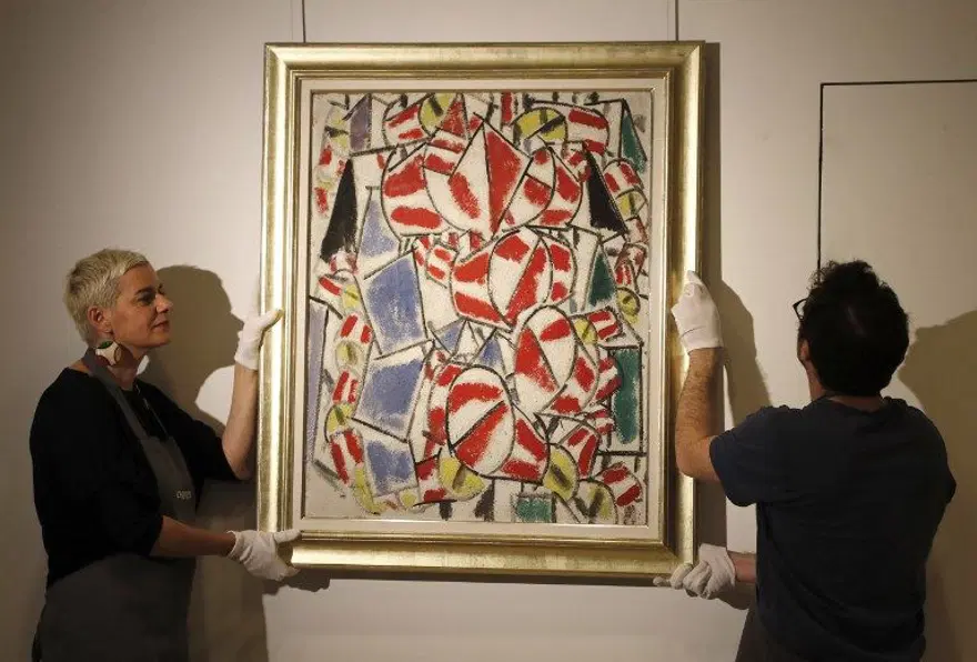 David Hockney'in Havuzdaki İki Figür adlı eserine rekor ücret (En pahalı tablolar) 8