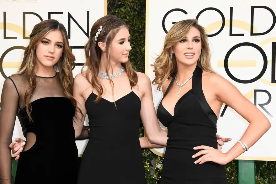 Sylvester Stallone’nin kızları Altın Küre’de 2