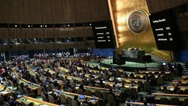 BM Genel Kurulu'nda Filistin ve Suriye oylaması