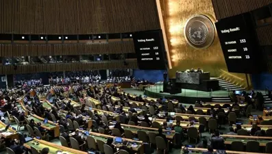 BM Genel Kurulu'nda Filistin ve Suriye oylaması