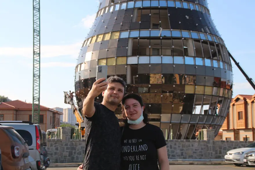 Rize'deki dünyanın en büyük çay bardağı Guinness’e aday 11