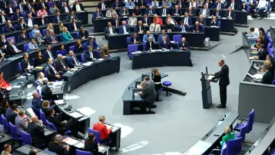 Alman parlamentosunda giriş kartı krizi