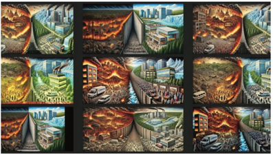 ChatGPT’ye yanan şehir çizdirdi, Los Angeles’ı ateşe verdi