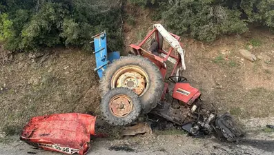 Bozdoğan'da traktör devrildi: Bir ölü