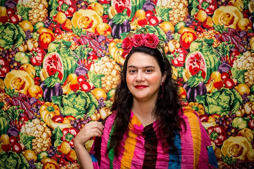 Frida Kahlo'yu taklitleriyle andı 9