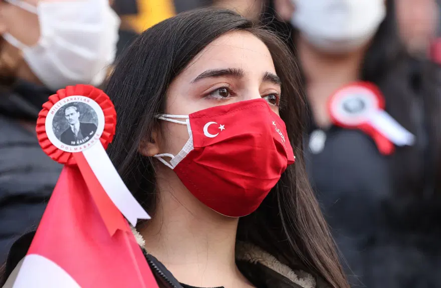 Büyük Önder Atatürk Dolmabahçe'de anıldı 18