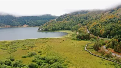 Abant Gölü Milli Parkı'nda sonbahar renkleri