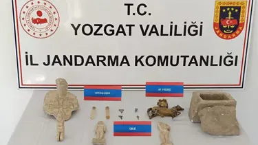 Yozgat'ta tarihi eser kaçakçılığı: 5 gözaltı