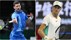 Jannik Sinner ile Novak Djokovic yarı finalde