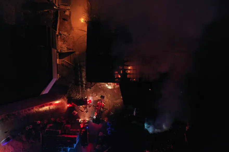 Bursa'da geri dönüşüm tesisinde yangın 2